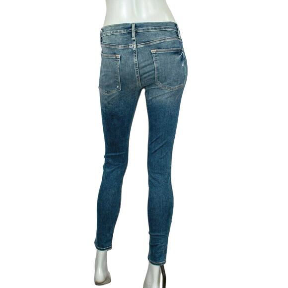 FRAME Denim Size 26 Le High Skinny Jeans Stanmore Blue - Picture 4 of 9